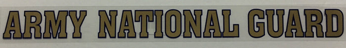 Army National Guard Window Strip Decal