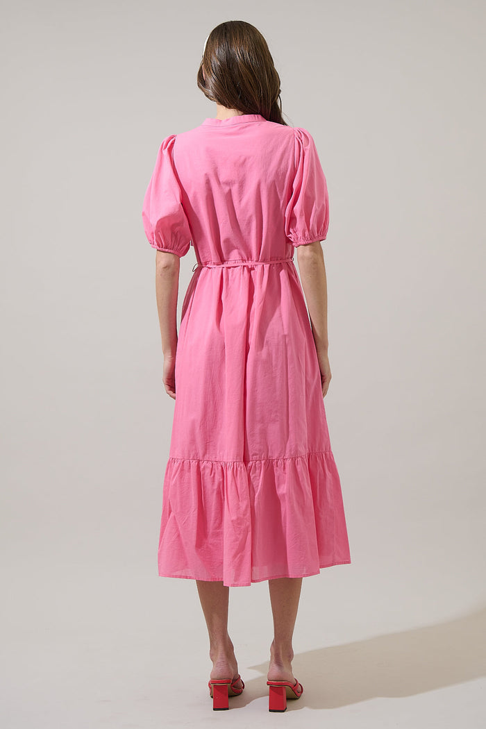 Beth Button Down Midi Dress