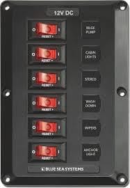 Blue Sea Switch Panel (6-Position, 4352) - Campervan HQ