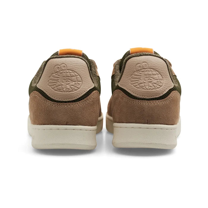 CM002-Lo Suede Leather Mesh - Green / White