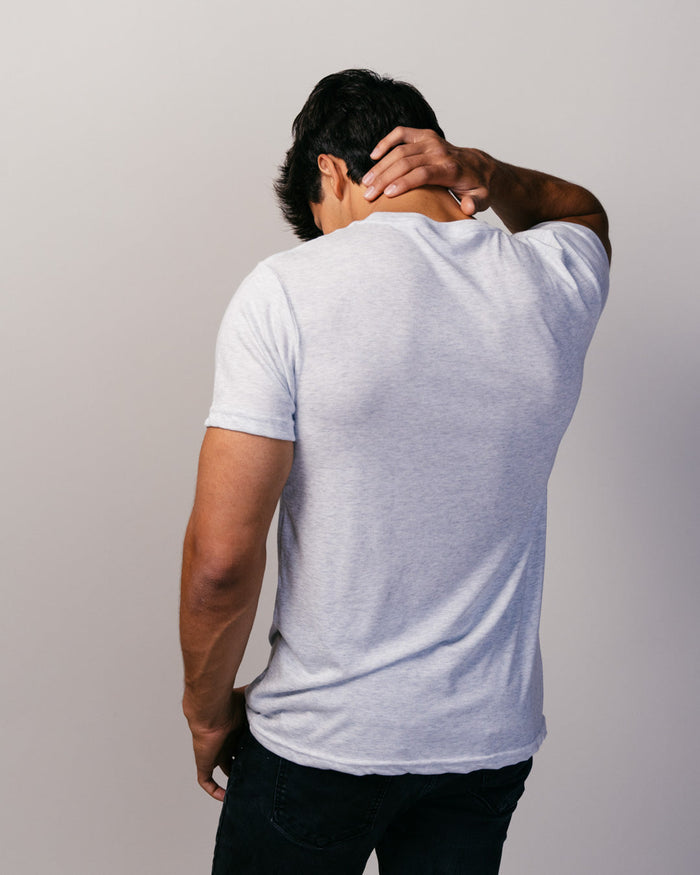 Ash Grey Unisex T-Shirt Back
