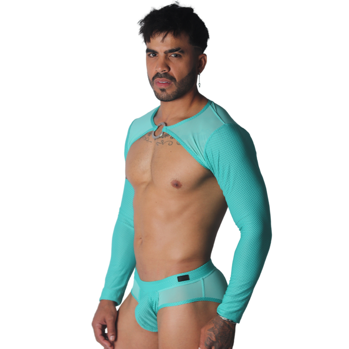 Evocative Aqua Harness en modelo de Gigo Underwear