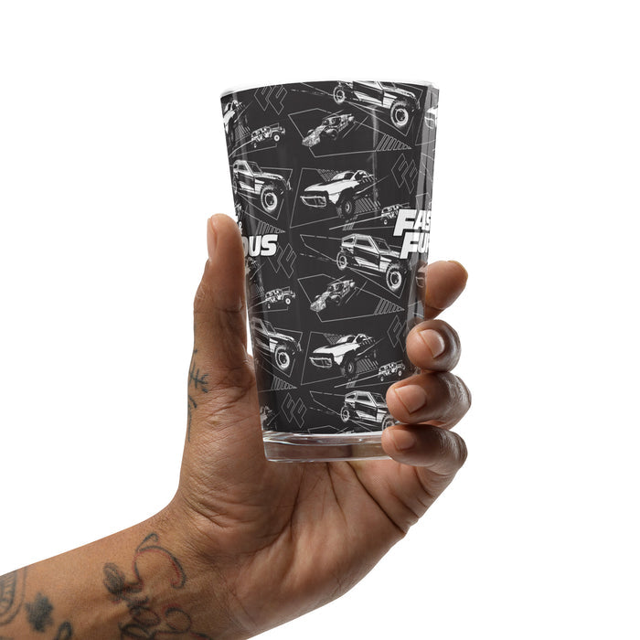 Fast & Furious Speed Pint Glass