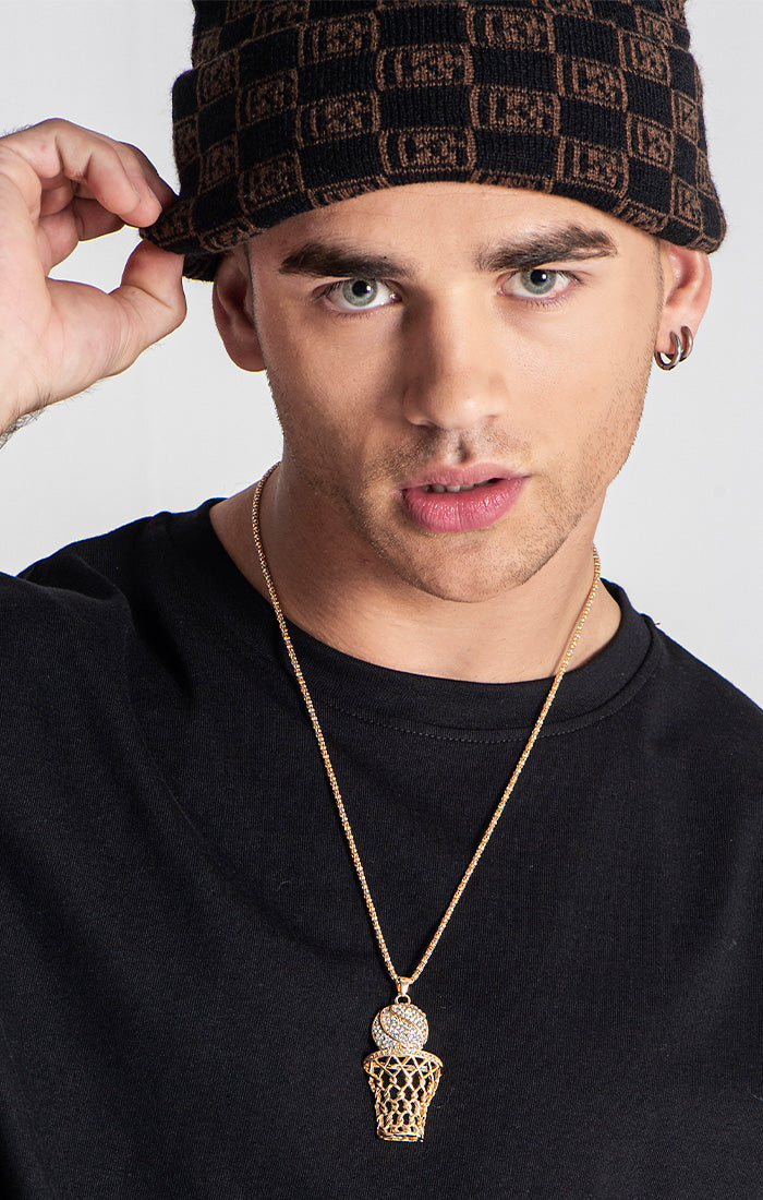 Gold Player Necklace