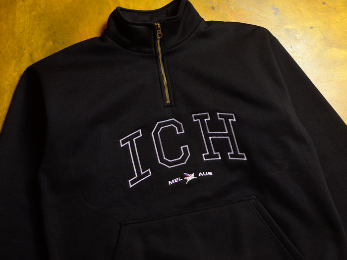 Ich Stadium 1/4 Zip - Black