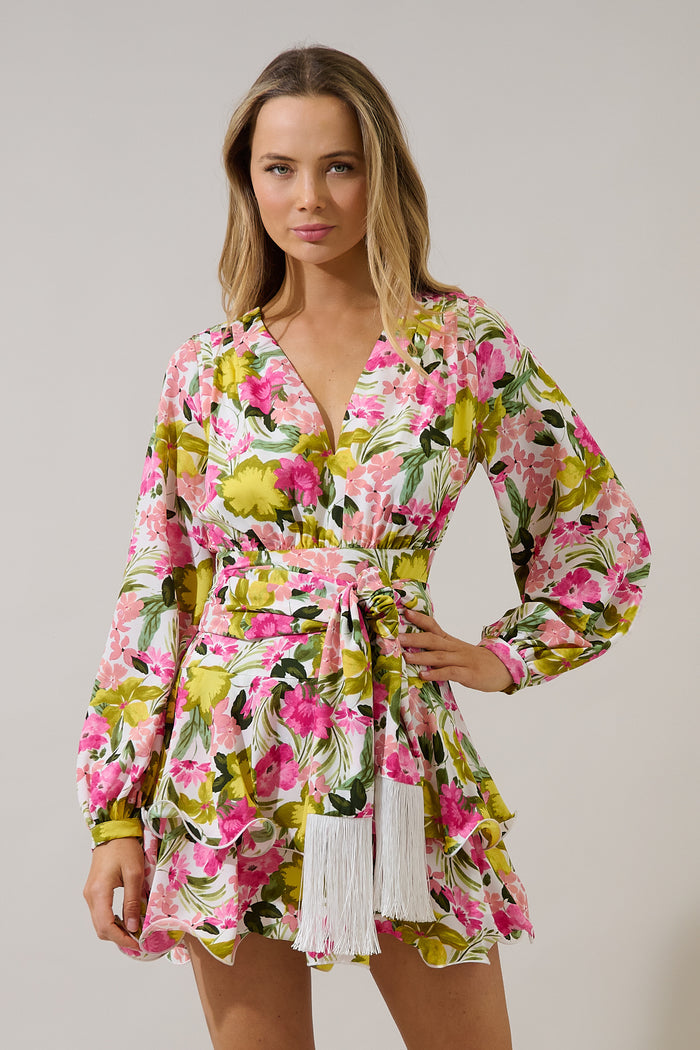Kery Tiered Mini Dress Bailie Floral