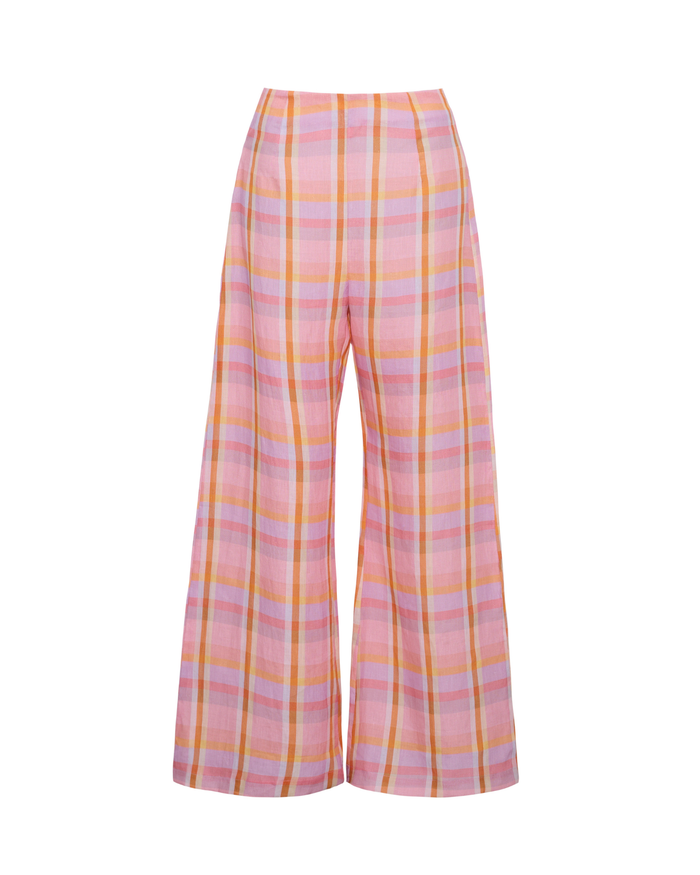 Libby Pant in Sherbet Plaid