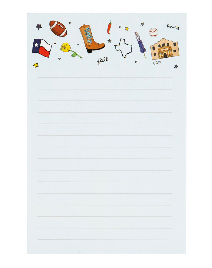 Notepad Texas Boeder Top CALLIE DANIELLE