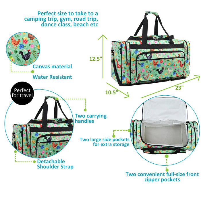 Peep Meadow NGIL Canvas 23" Duffle Bag