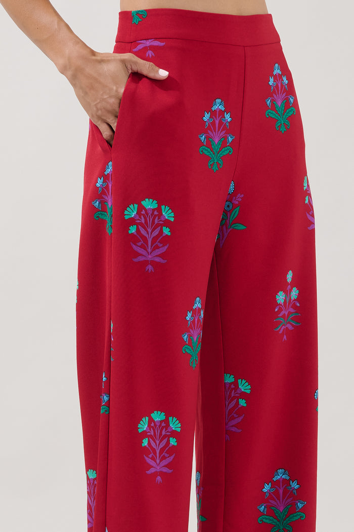 Pluma Wide Leg Pants Genora Floral