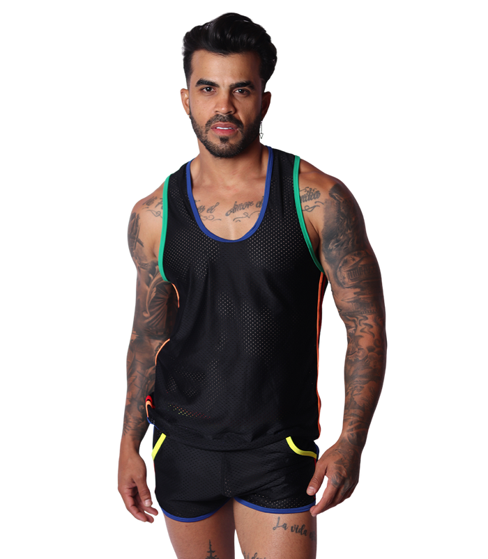Pride Tank en modelo de Gigo Underwear