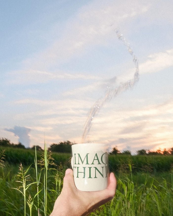Quasi - Imagine Thinking Mug - Natural