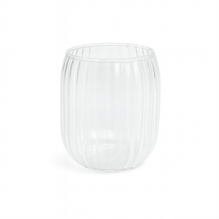 RIBBED OVAL VOTIVE GLASS