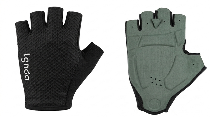 Short Finger Eco Gloves Black