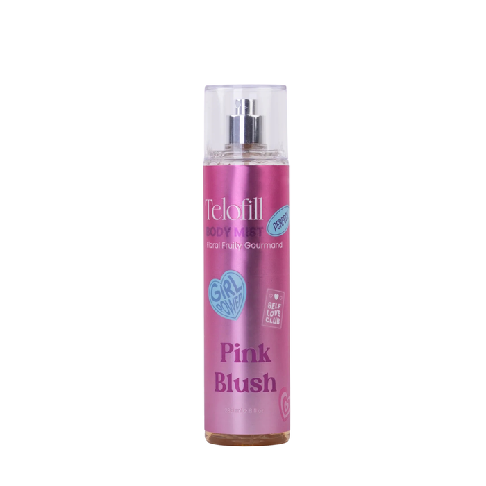 Telofill Body Mist Pink Blush 236ML - تيلوفيل بادي ميست بينك بلاش 236مل