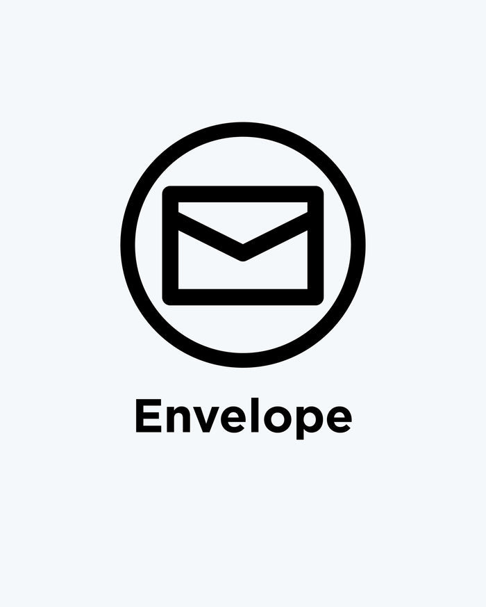 Prepaid Warranty Service Envelope Icon - Black Logo Design | Benchmade Knife Co.
