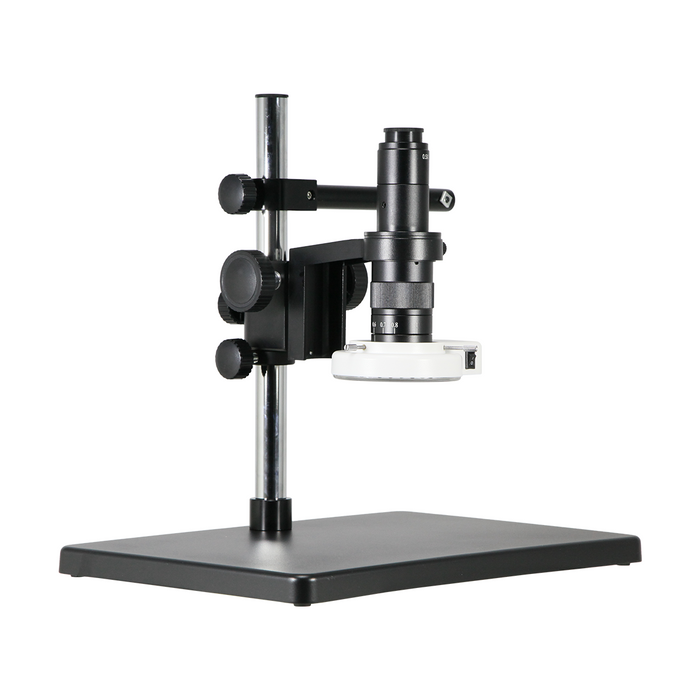 0.35-2.25X LED Light LED Reflection Light Post Stand Video Zoom Microscope MZ19020103