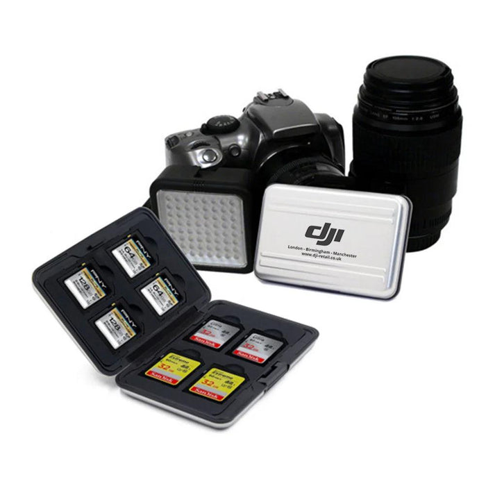 16 Slot Waterproof Aluminium SD Card Storage Case