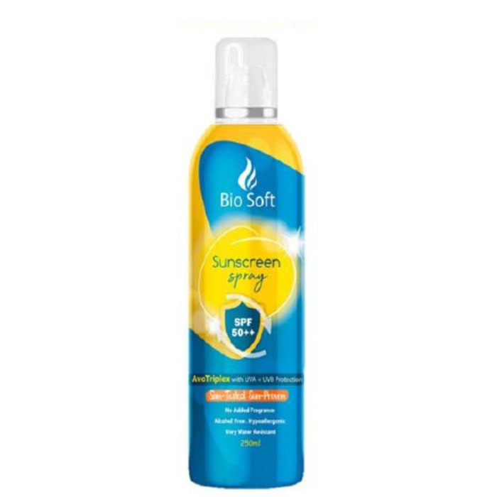 بيو سوفت صن صن سكرين سبراي 250مل كبار - Bio Soft Sunscreen Spray 250 ml - Adults