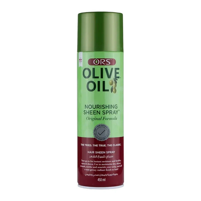 او ار اس ملمع للشعر سبراي 450مل زيتون - ORS Olive Oil Shine Spray (450ml)