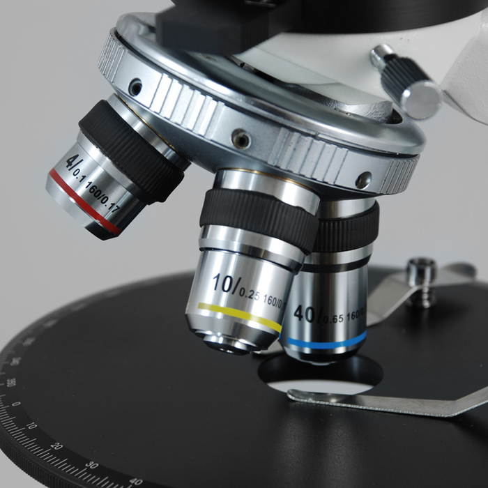 Achromatic Polarizing Microscope Objective Lens Set (Spring) 4X 10X 40X