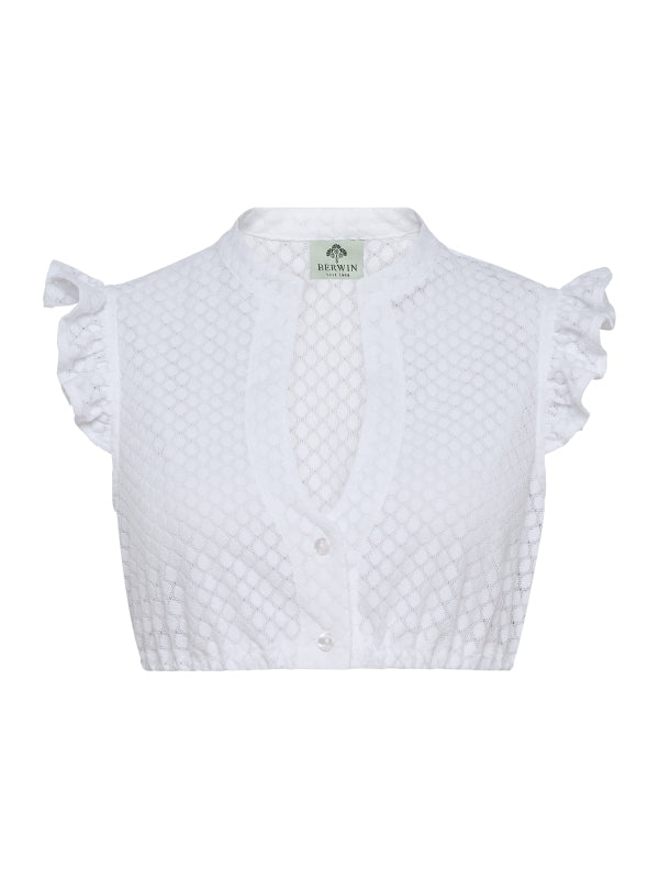 Berwin Short Sleeve Dirndl Blouse "Zoe" white