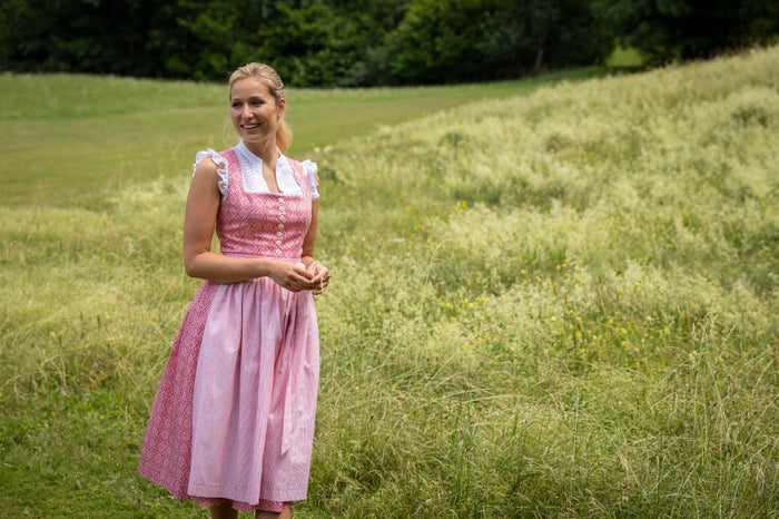 Berwin Short Sleeve Dirndl Blouse "Zoe" white