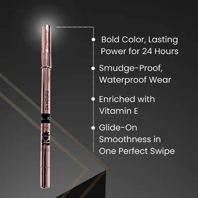 BOBI 24 Hours Kajal For Eyes | Smudgeproof Waterproof | Deep Black Pigment