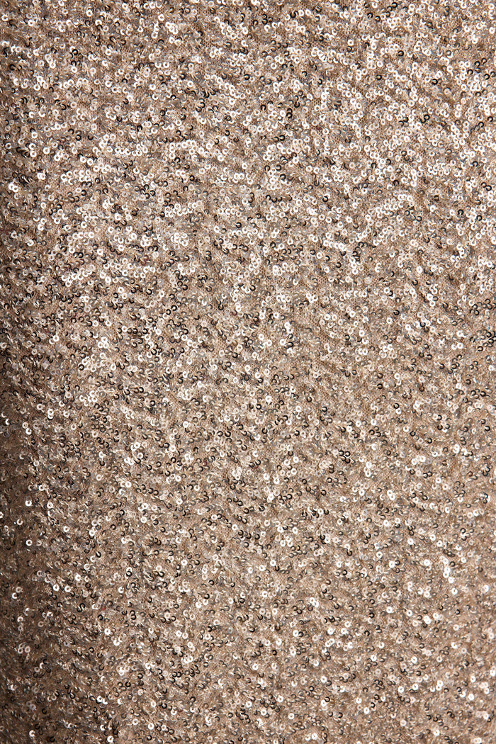Detail shot of the Champagne Nights Maxi Skirt highlighting the design elements.