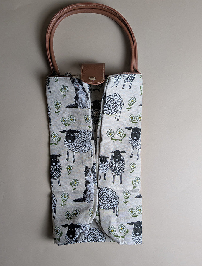 Foldaway Shopper Sheep & Collie Bag