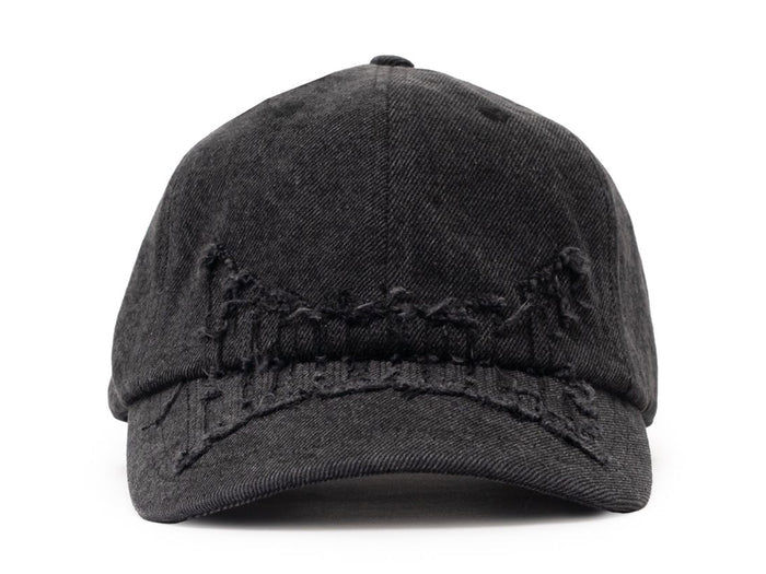 Hoddle - Denim Applique Cap - Black