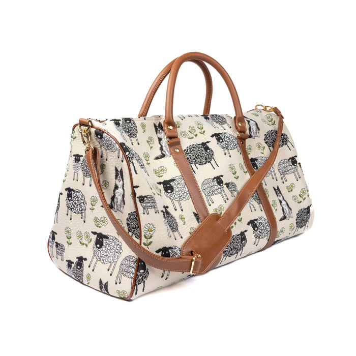 Irish Sheep & Collie Weekender Bag