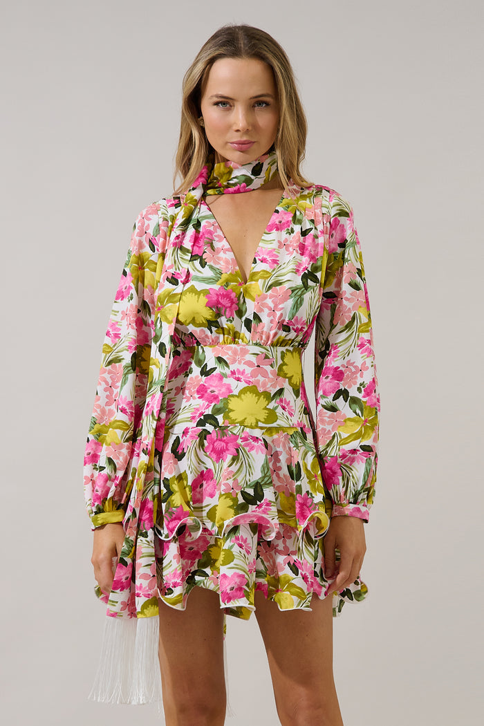 Kery Tiered Mini Dress Bailie Floral