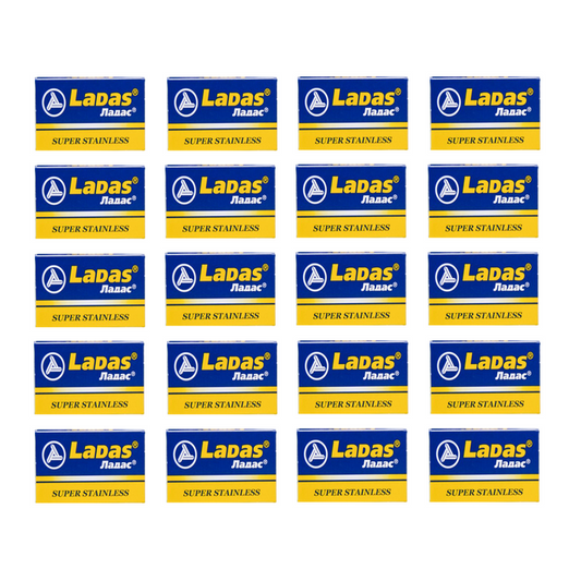 Ladas Super Stainless Double Edge Razor Blades (100 Pack).