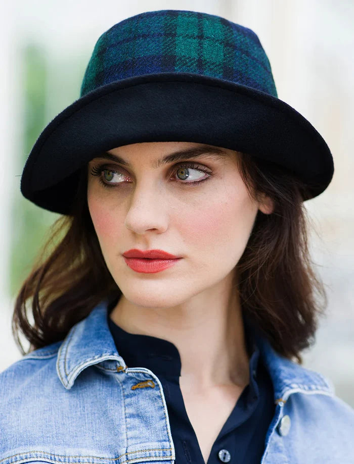 Ladies Tweed Clodagh Hat-blackwatch #color_blackwatch
