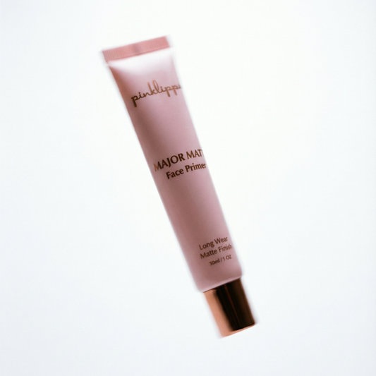 Pink Lipps Major Matte Primer white cream base for oily and combination skin types.