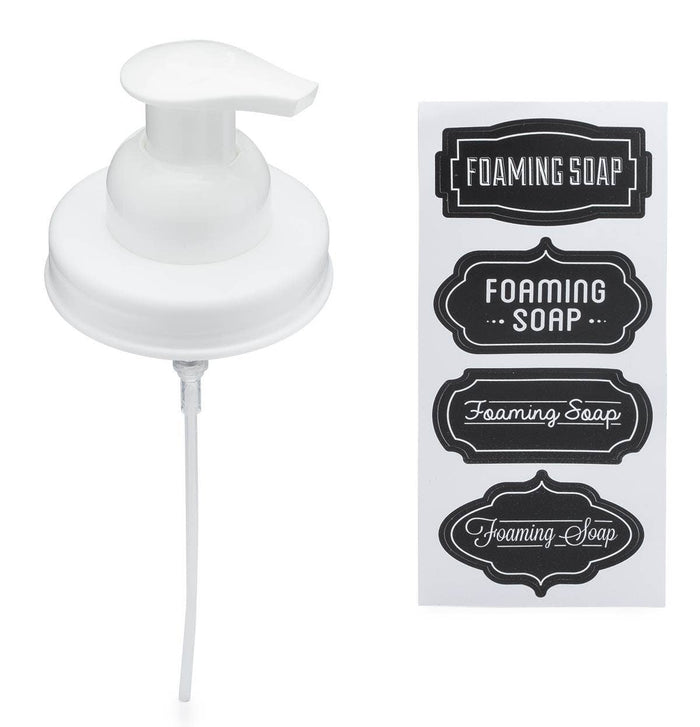 Mason Jar Foaming Soap Dispenser Lids - Regular Mouth