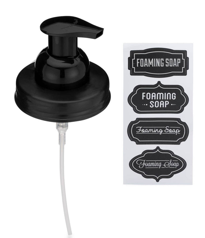 Mason Jar Foaming Soap Dispenser Lids - Regular Mouth