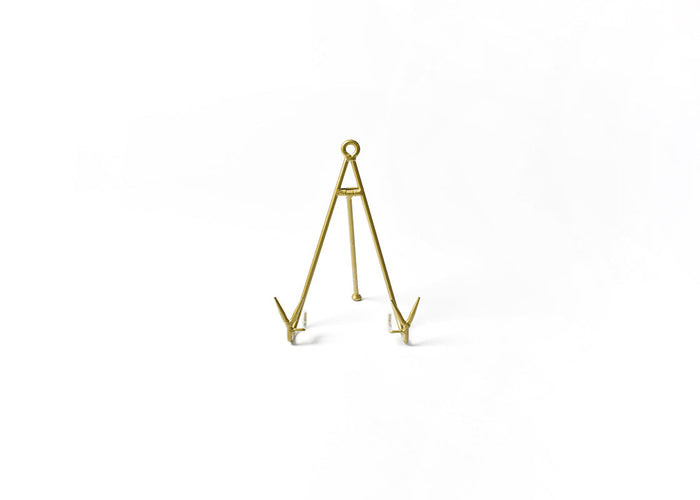 Plate Stand Flare Gold Medium