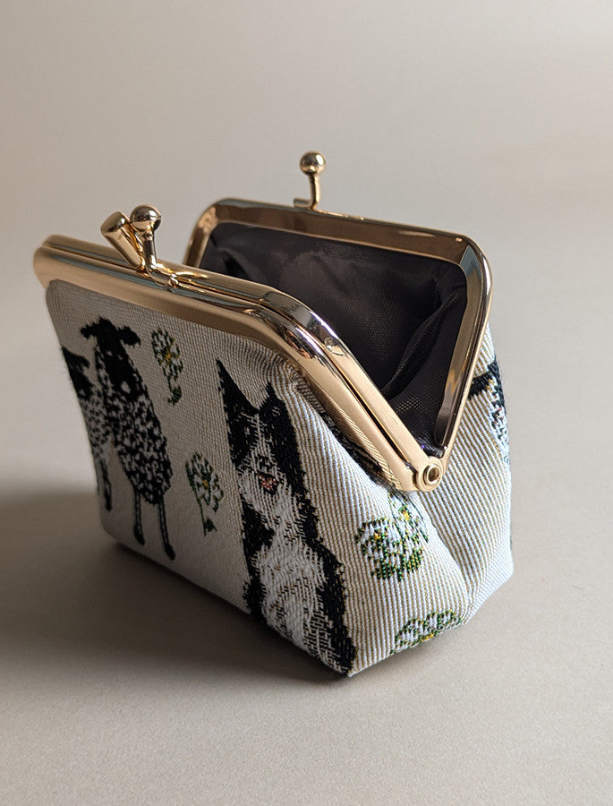 Sheep & Collie Tapestry Coin Purse