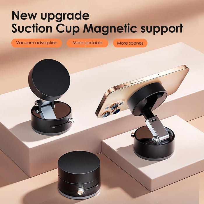 Smart Vacuum Phone Mount - Stick to Any Surface. Never Fall.