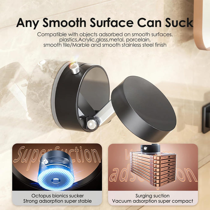 Smart Vacuum Phone Mount - Stick to Any Surface. Never Fall.