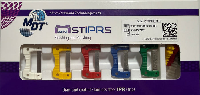 stMINI stIPRS PERFORATED DOUBLE SIDED KIT - DIAMOND COATED STAINLESS STEEL IPR STRIPS