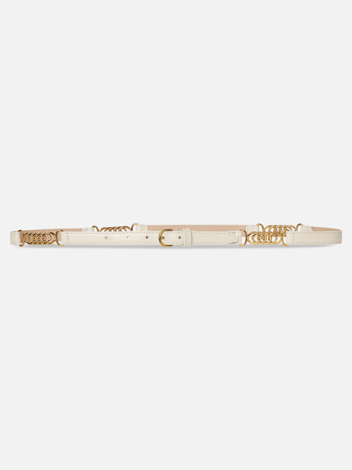The Twisted Link Belt -- Cream