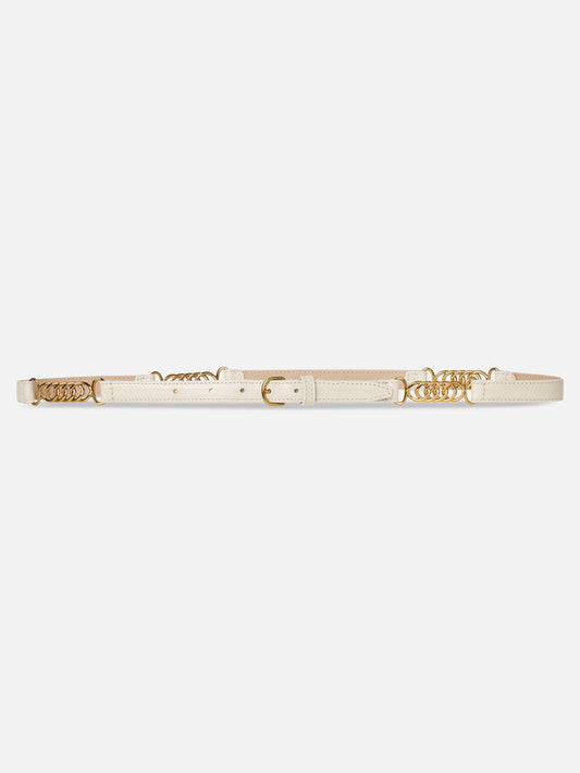 The Twisted Link Belt -- Cream