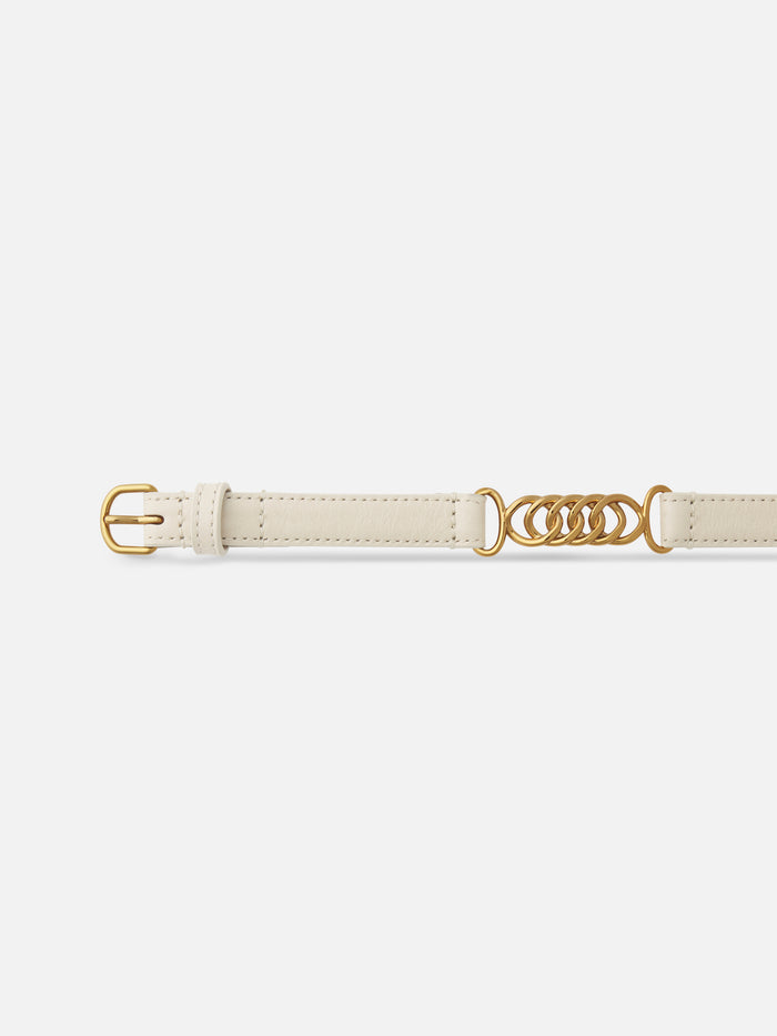 The Twisted Link Belt -- Cream