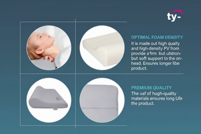 Tynor Cervical Pillow for Neck Pain Relief & Comfort